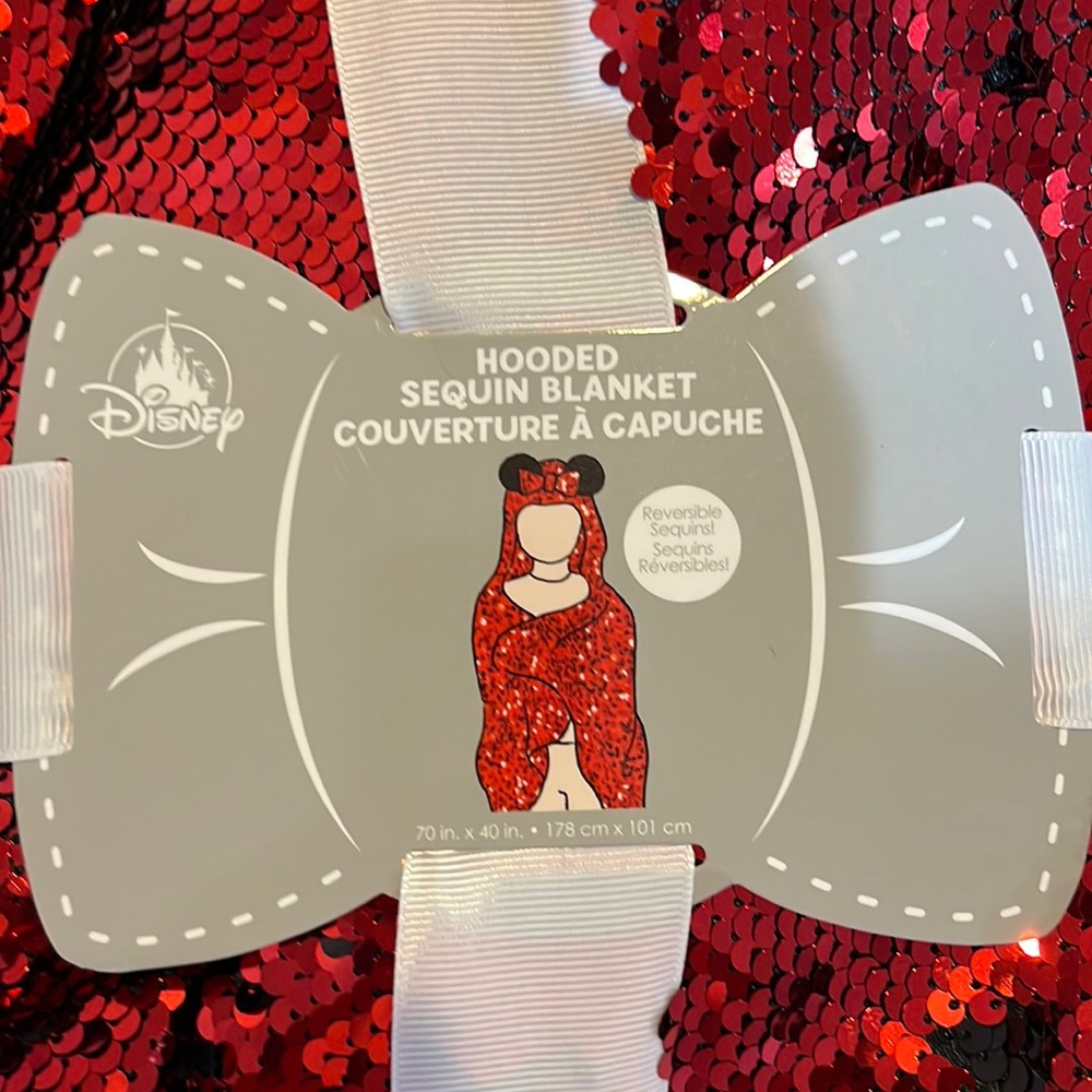 Disney Hooded Sequin Blanket - $75